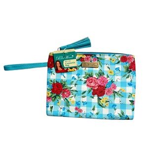 The Pioneer Women Sweet Rose Wristlet Cosmetic Bag